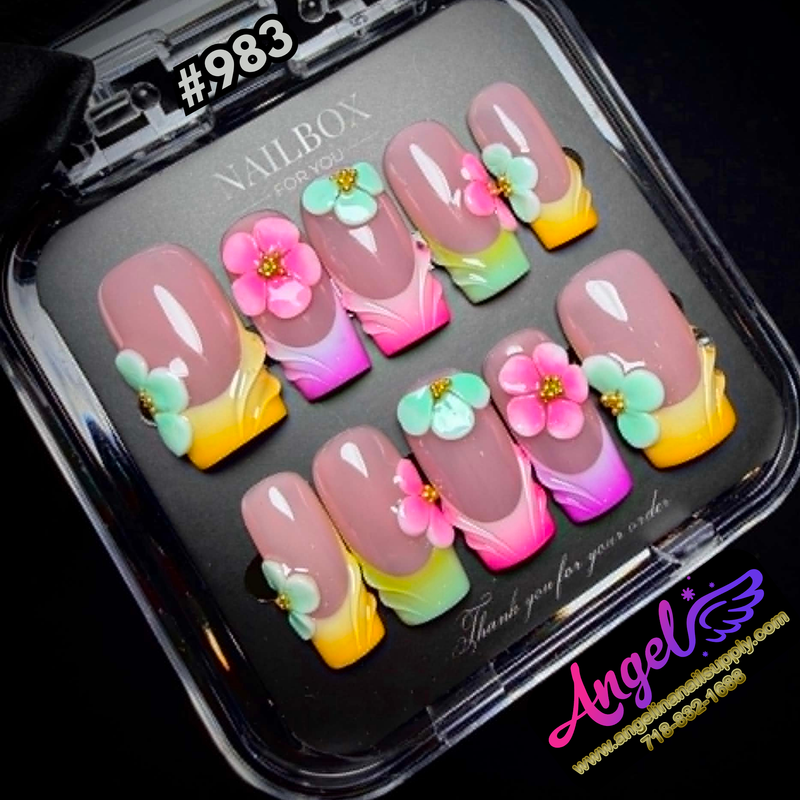 Angelina Handmade Custom Press-On #0983