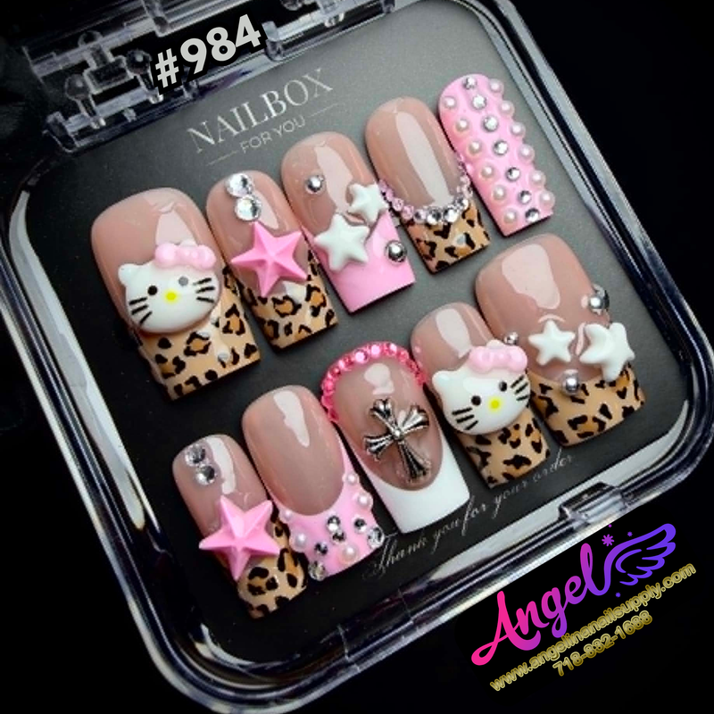 Angelina Handmade Custom Press-On #0984