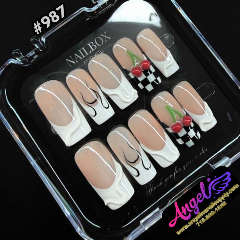 Angelina Handmade Custom Press-On #0987