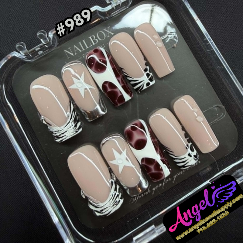 Angelina Handmade Custom Press-On #0989