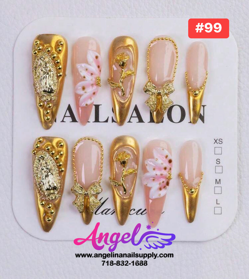 Angelina Handmade Custom Press-On | #090-#119