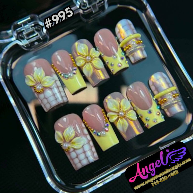Angelina Handmade Custom Press-On #0995