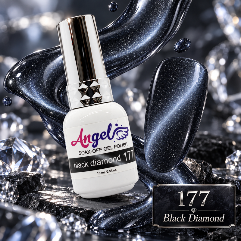 Angel Gel Cateyes 177 Kim cương đen