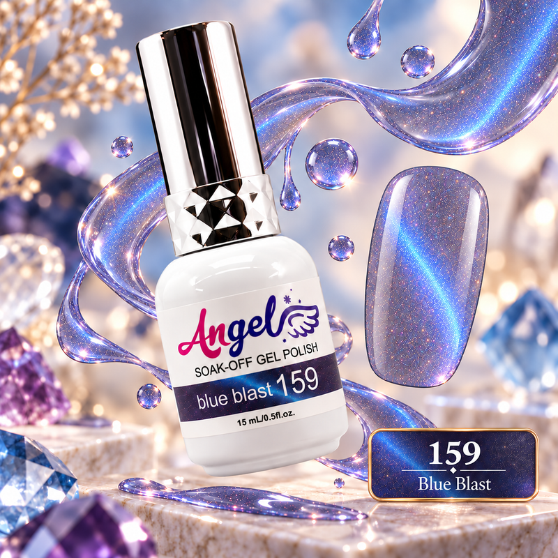 Angel Gel Cateyes 159 màu xanh lam