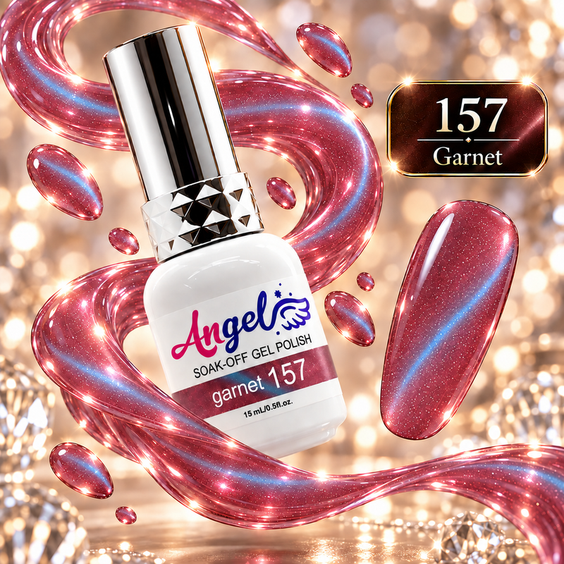 Angel Gel Cateyes 157 garnet