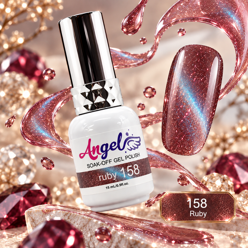 Angel Gel Cateyes 158 ruby