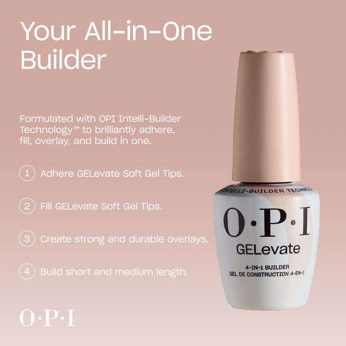 OPI 4-in-1 Builder Gel BIB003 Warm Nude / Fill My Espresso