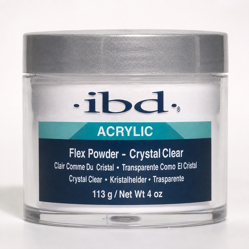 IBD Flex Crystal Clear Acrylic Powder – 4 oz