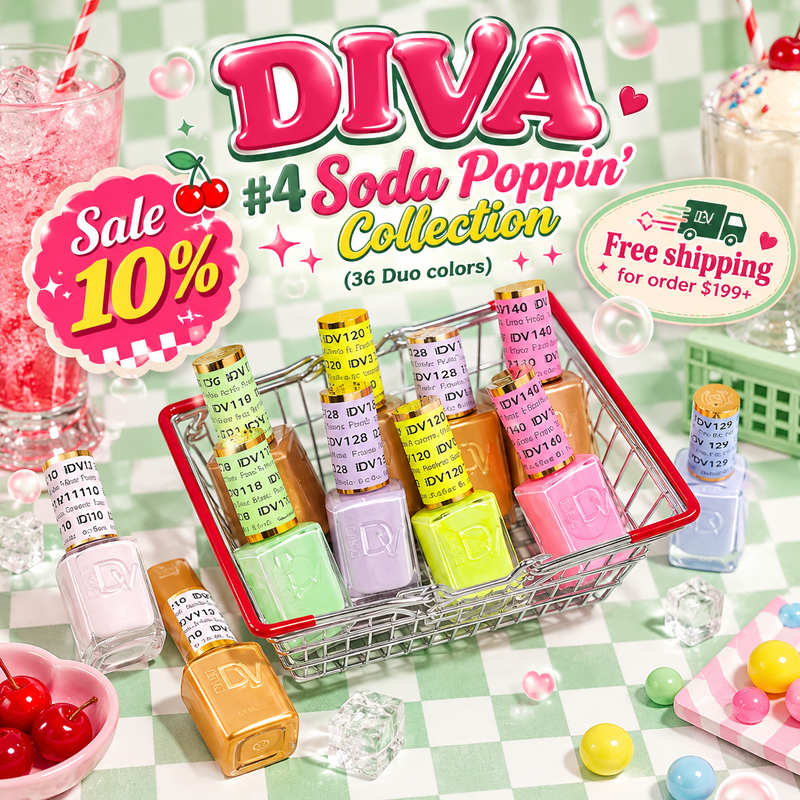 DIVA #4 Soda Poppin’ Collection (36 duo colors)