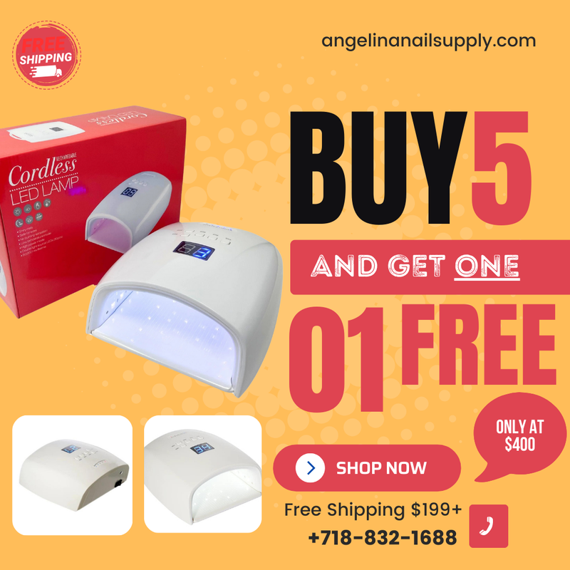 DND Cordless Rechargeable UV/Led Lamp (COMBO 5 GET 1 FREE)