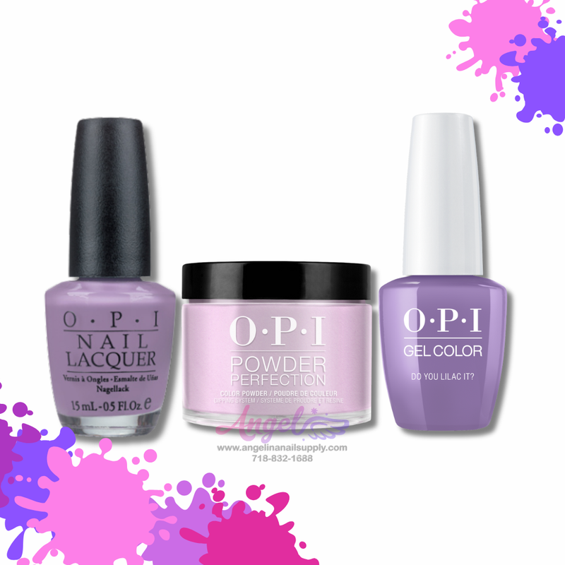 Bộ sản phẩm OPI 3 trong 1 DP-GC-NL B29 BẠN CÓ MUỐN MÀU TÍM KHÔNG?