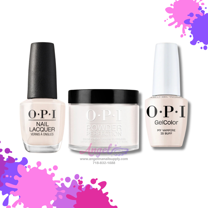 OPI 3in1 combo DP-GC-NL E82 MY VAMPIRE IS BUFF