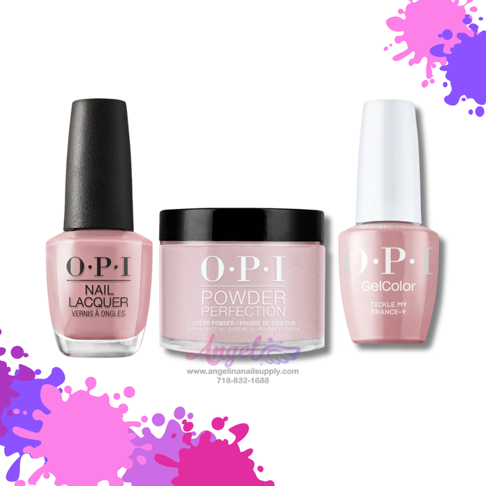 OPI 3in1 combo DP-GC-NL F16 TICKLE MY FRANCE-Y