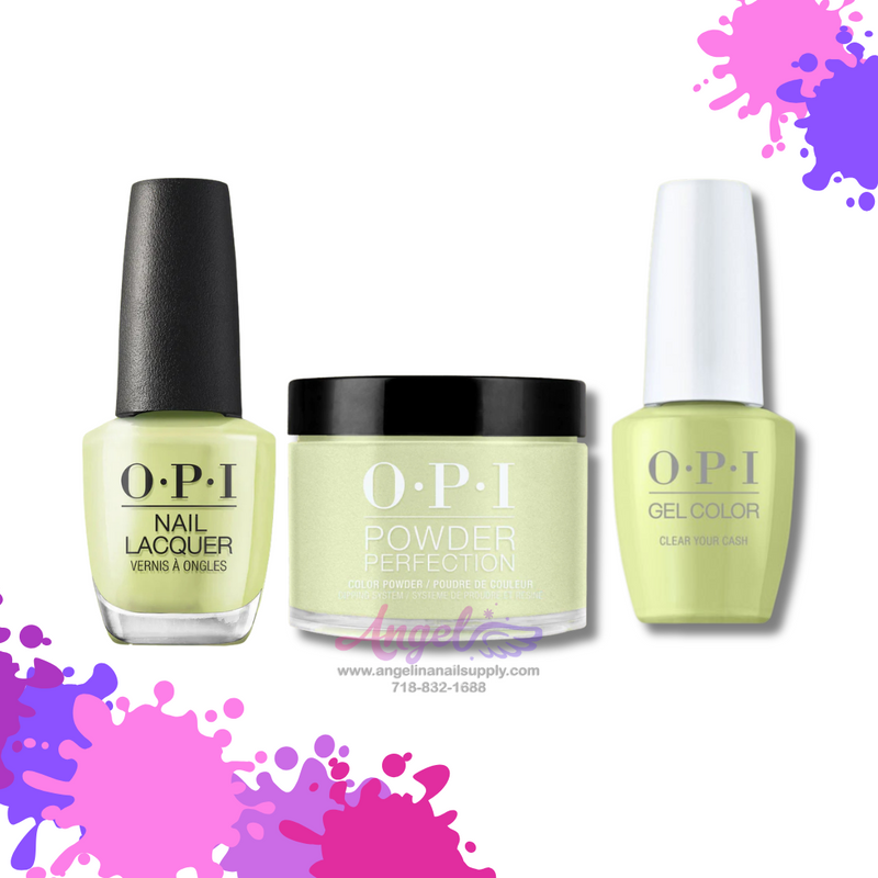 OPI 3in1 combo DP-GC-NL S005 CLEAR YOUR CASH