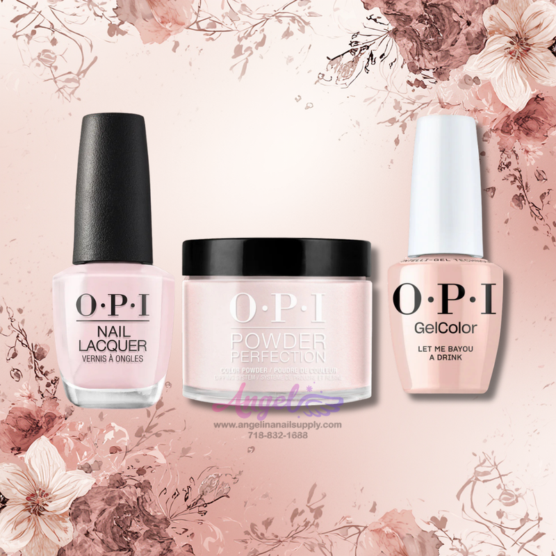 OPI 3in1 combo DP-GCT-NL N51 LET ME BAYOU A DRINK