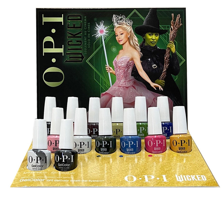 OPI Gel Color - Wicked Collection 12 Colors & 1 Base Gel 1 Top Gel| Holiday 2024