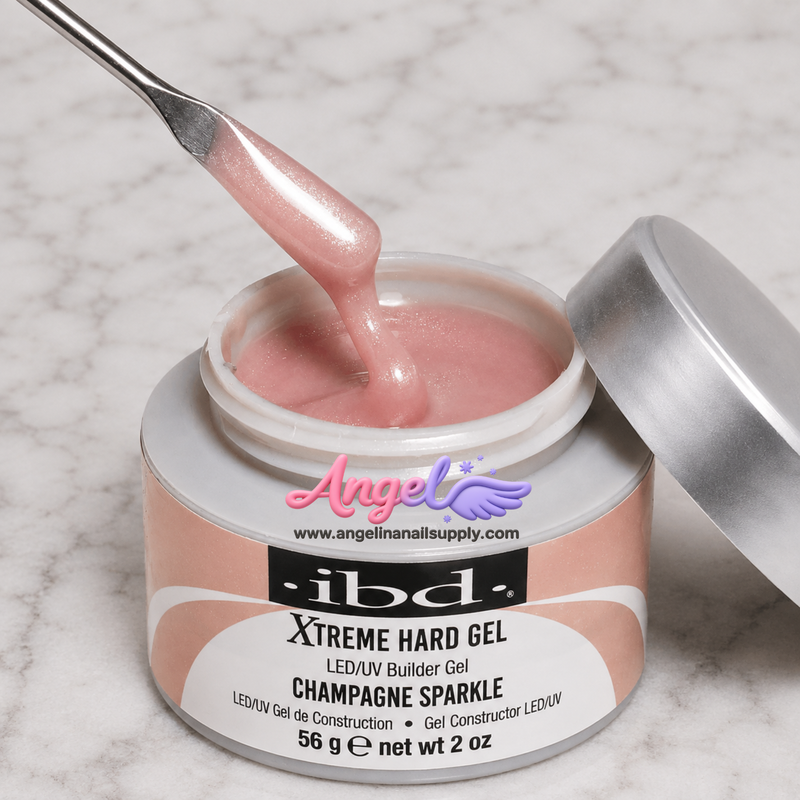 IBD LED/UV Builder Gel Xtreme Hard Gel Champagne Sparkle 2 oz