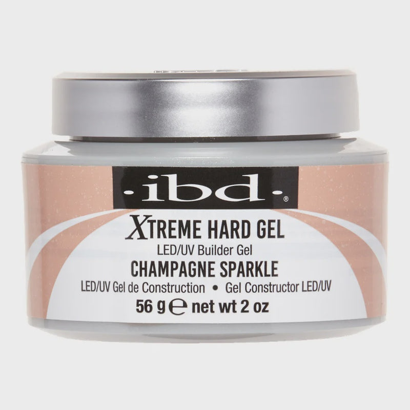 IBD LED/UV Builder Gel Xtreme Hard Gel Champagne Sparkle 2 oz