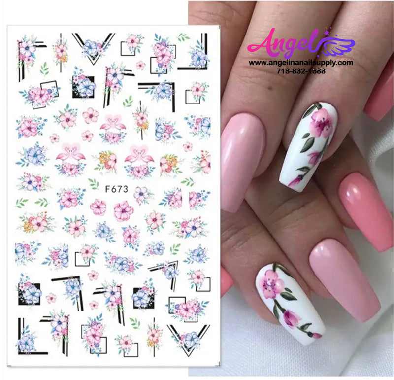 Sticker Leaf & Flower