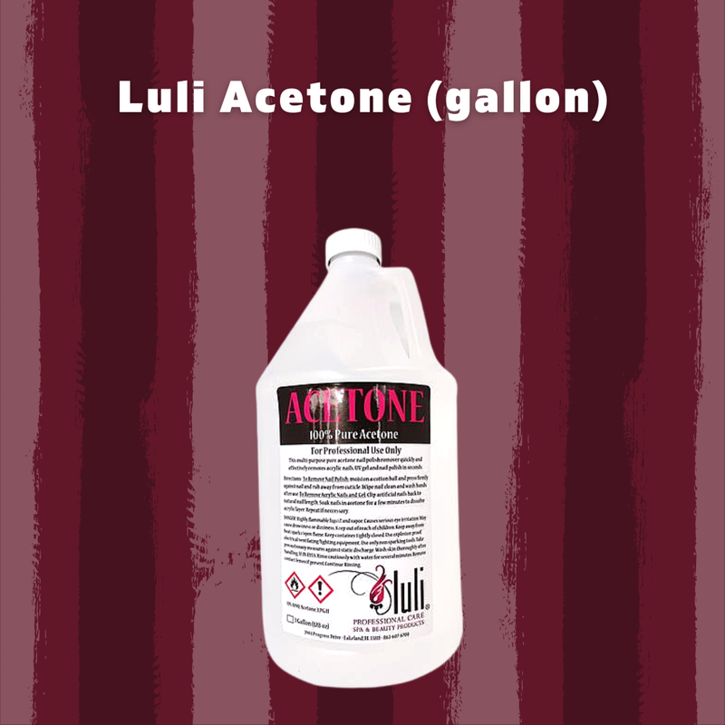 Luli 100% Pure Acetone (Gallon)
