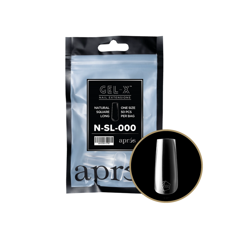 Túi Refill Aprés Natural Square Long (50 cái/gói)