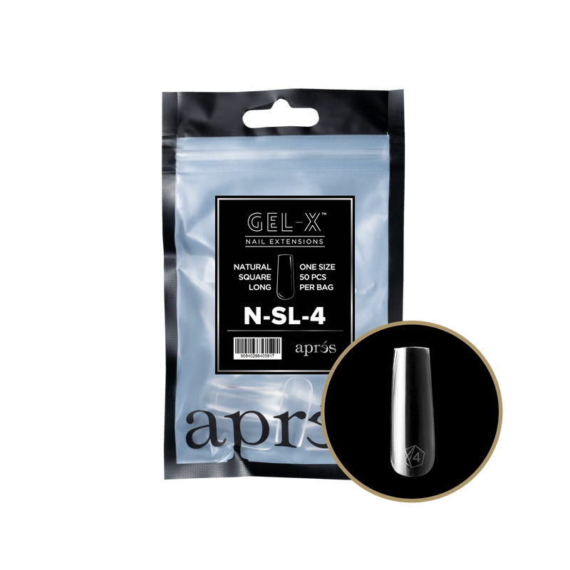 Túi Refill Aprés Natural Square Long (50 cái/gói)