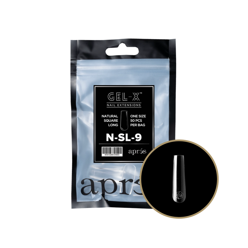 Túi Refill Aprés Natural Square Long (50 cái/gói)