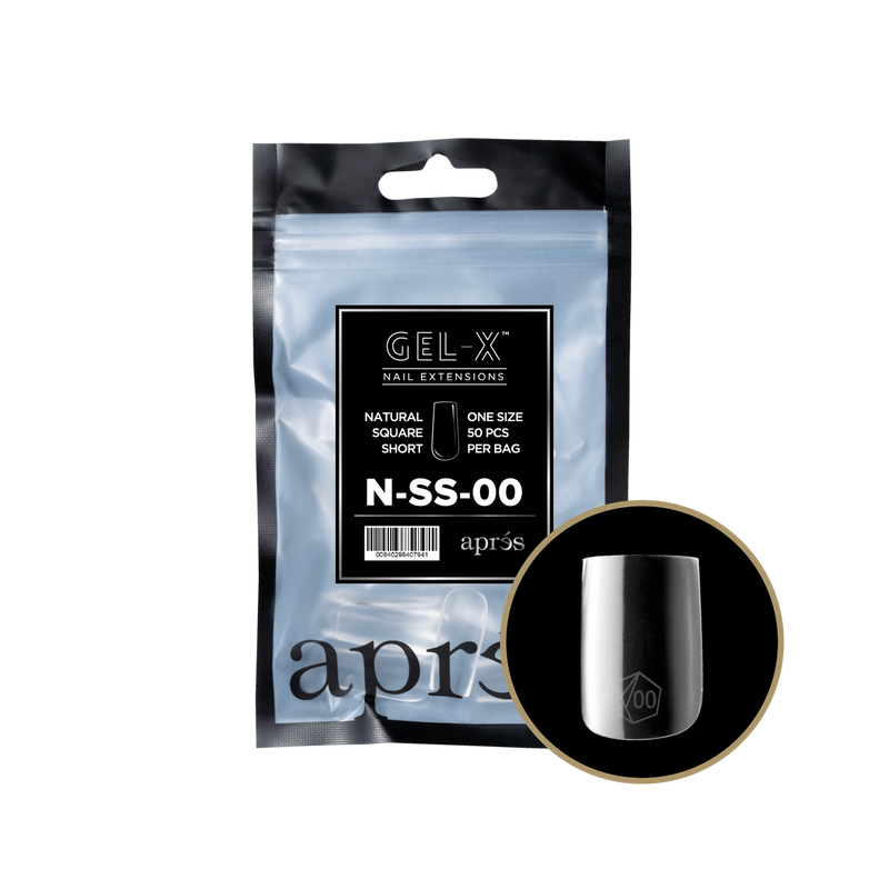 Túi Refill Aprés Natural Square Short (50 cái/gói)