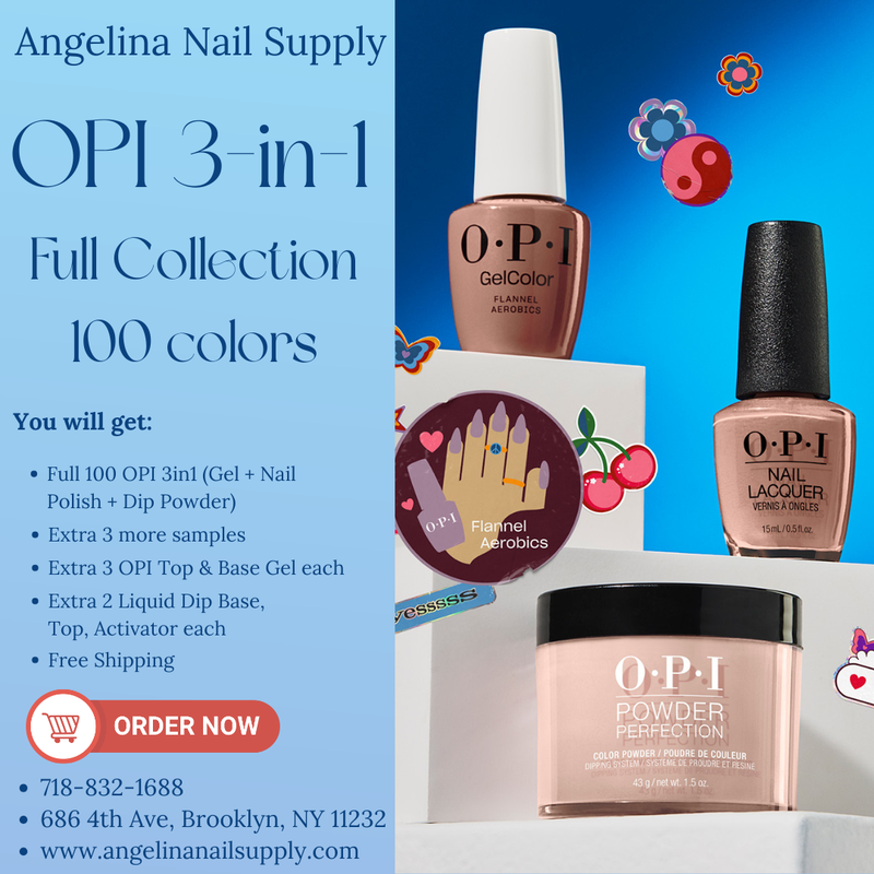 OPI 3in1 Full Collection (100 colors)