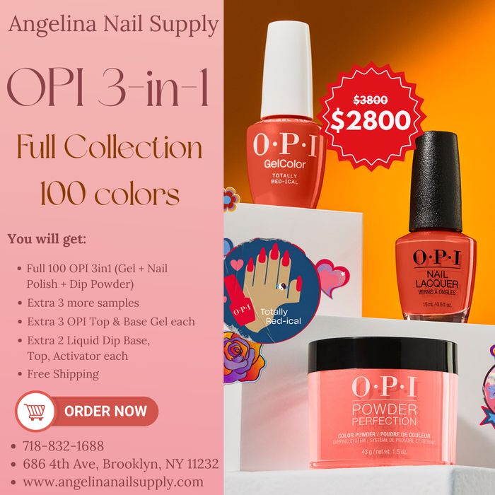 OPI 3in1 Full Collection (100 colors)