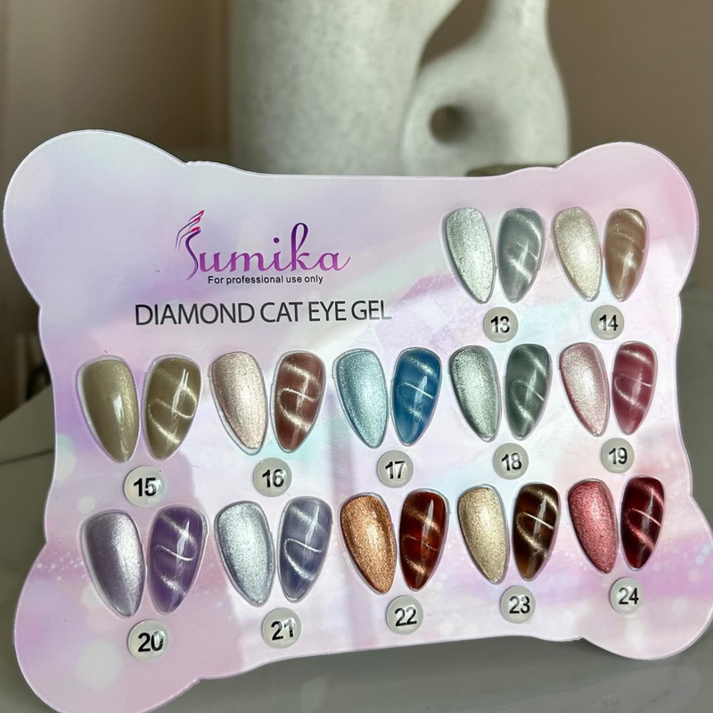 Sumika Diamond Cateye V2.0 Set 12 Color 1 Base 1 Top 1 Magnets