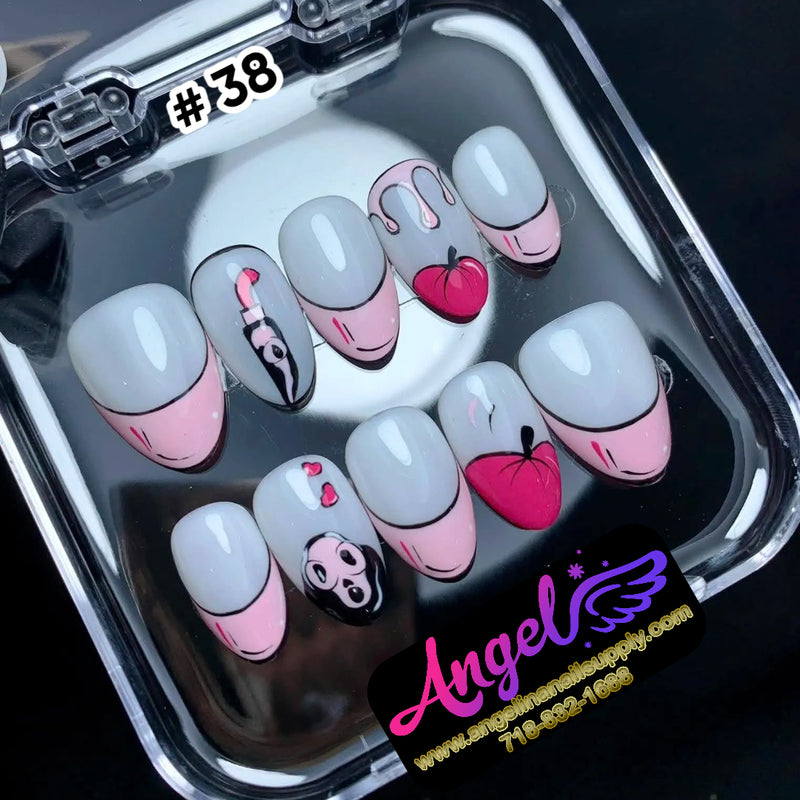 Angelina Handmade Custom Press-On #0030-#0059