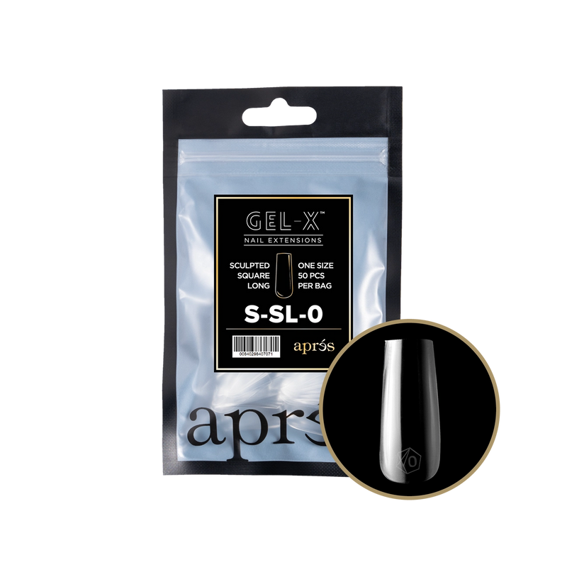 Aprés Gel-X® Sculpted Square Long Refill Bag (50pcs/pack)