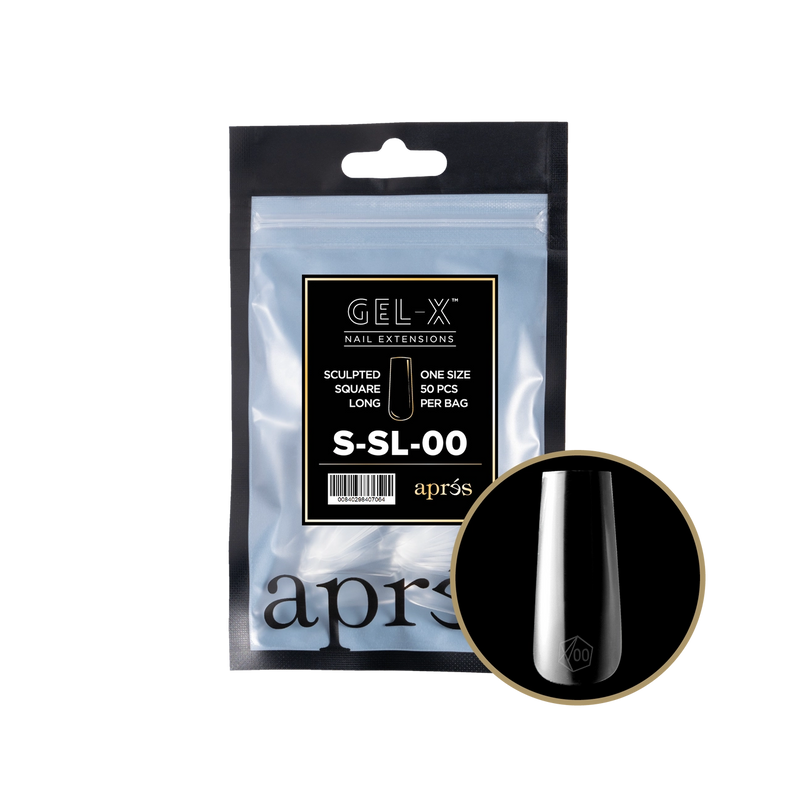 Aprés Gel-X® Sculpted Square Long Refill Bag (50pcs/pack)