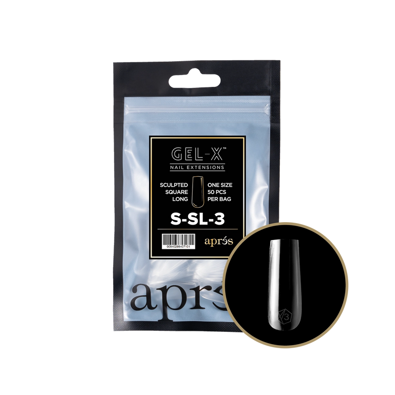 Aprés Gel-X® Sculpted Square Long Refill Bag (50pcs/pack)