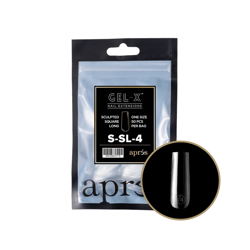 Aprés Gel-X® Sculpted Square Long Refill Bag (50pcs/pack)