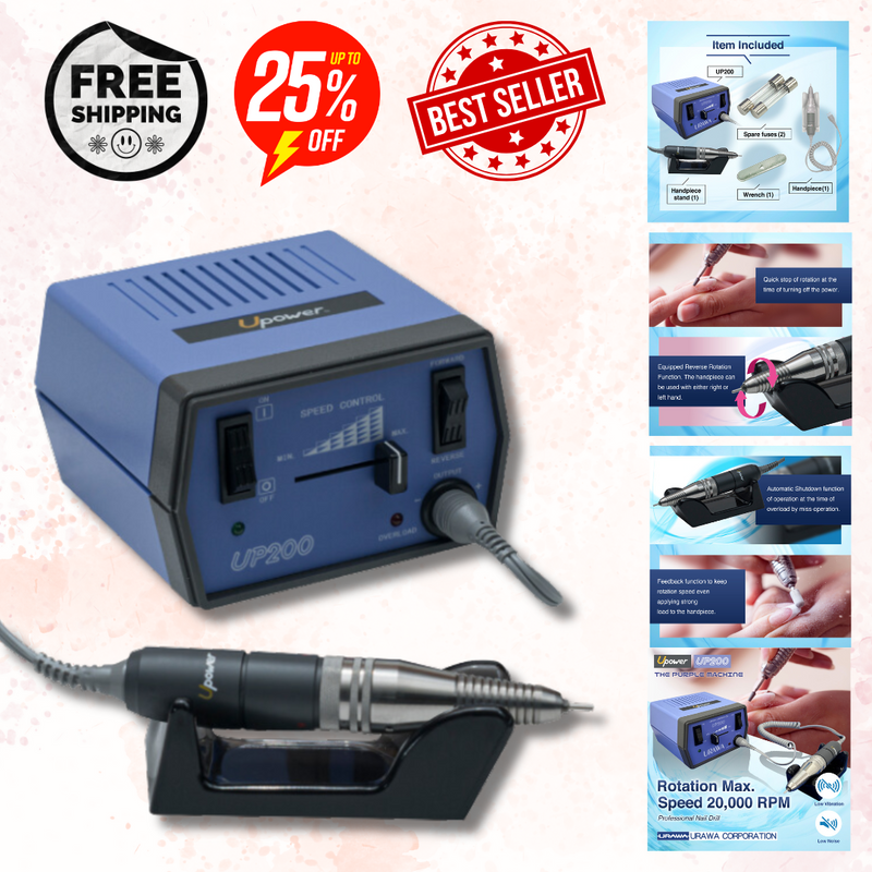 UP200 – THE PURPLE MACHINE  UP201C-91 | Nail Drill