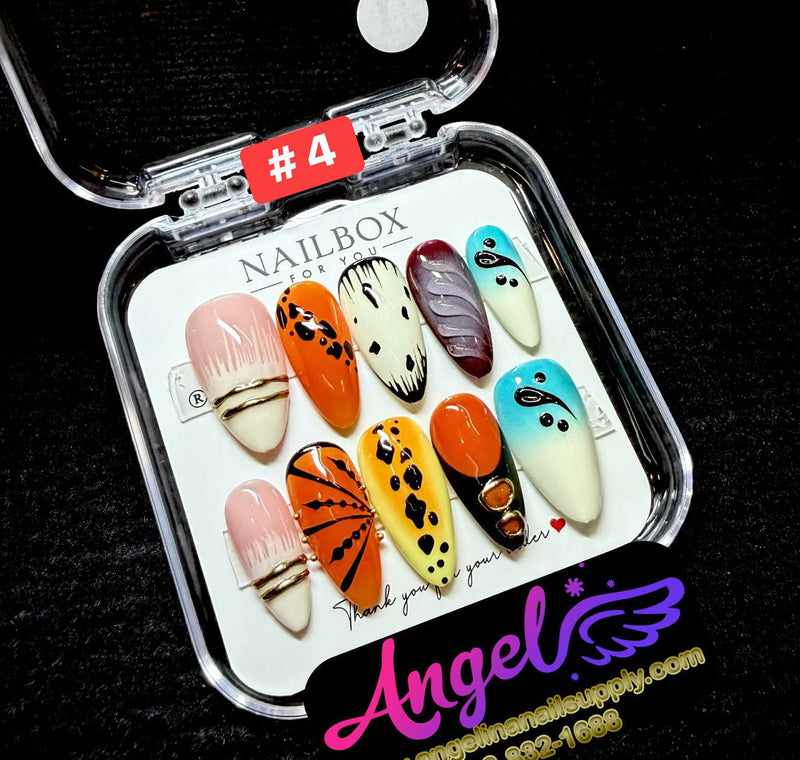 Angelina Handmade Custom Press-On | 001-029 - Angelina Nail Supply NYC