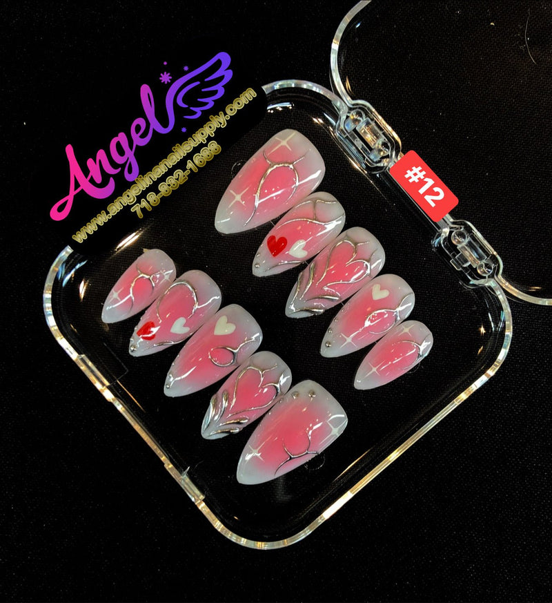 Angelina Handmade Custom Press-On | 001-029 - Angelina Nail Supply NYC