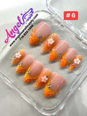 Angelina Handmade Custom Press-On | 001-029 - Angelina Nail Supply NYC