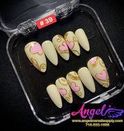 Angelina Handmade Custom Press-On | 030-059 - Angelina Nail Supply NYC