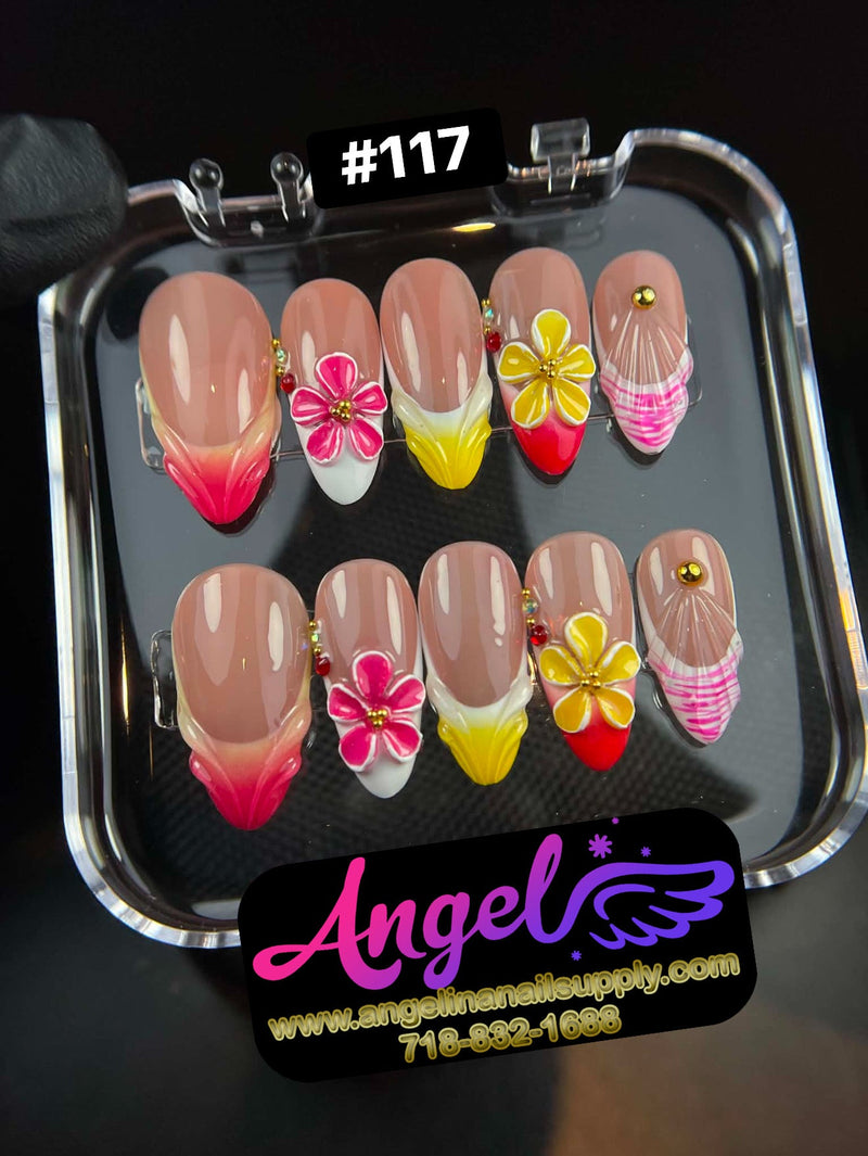 Angelina Handmade Custom Press-On | 090-119 - Angelina Nail Supply NYC