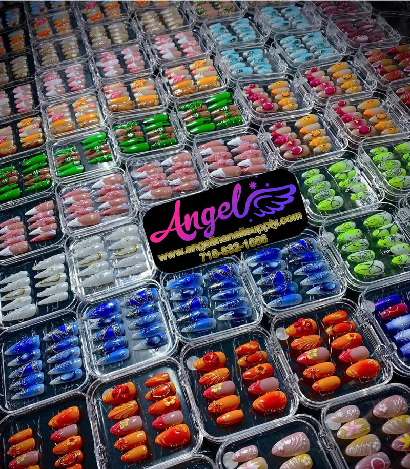 Angelina Handmade Custom Press-On | 120-149 - Angelina Nail Supply NYC