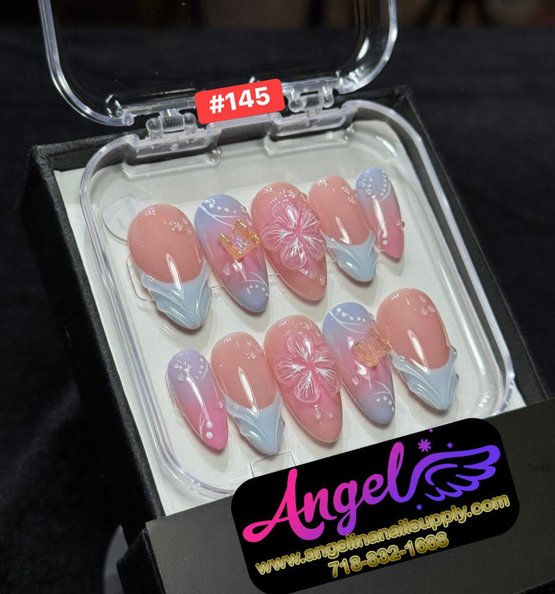 Angelina Handmade Custom Press-On | 120-149 - Angelina Nail Supply NYC