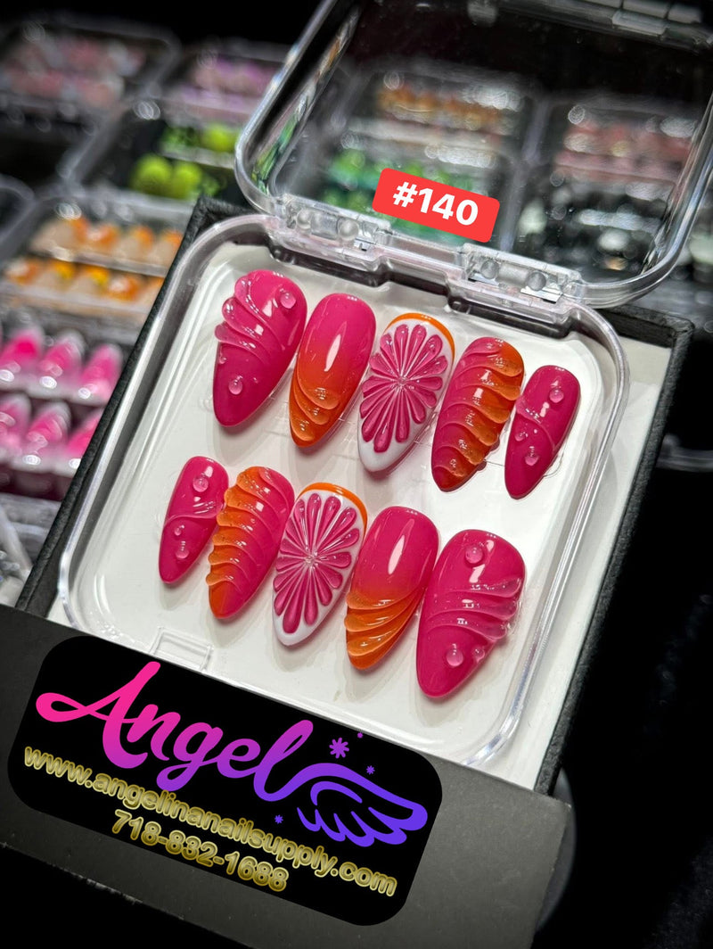 Angelina Handmade Custom Press-On | 120-149 - Angelina Nail Supply NYC