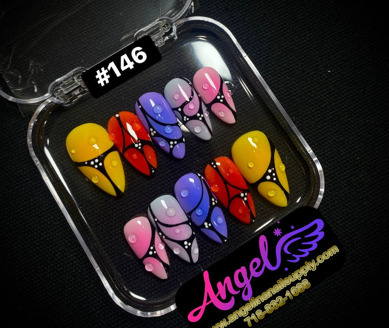Angelina Handmade Custom Press-On | 120-149 - Angelina Nail Supply NYC