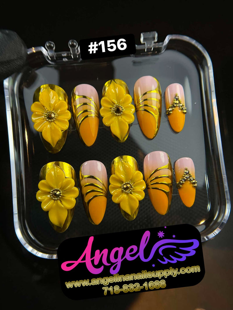 Angelina Handmade Custom Press-On | 150-179 - Angelina Nail Supply NYC