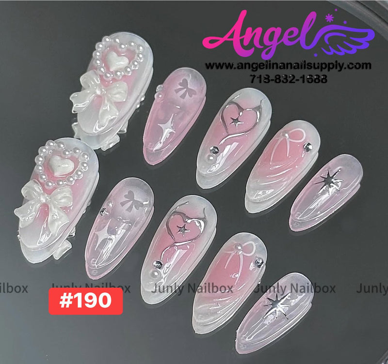 Angelina Handmade Custom Press-On | 180-209 - Angelina Nail Supply NYC