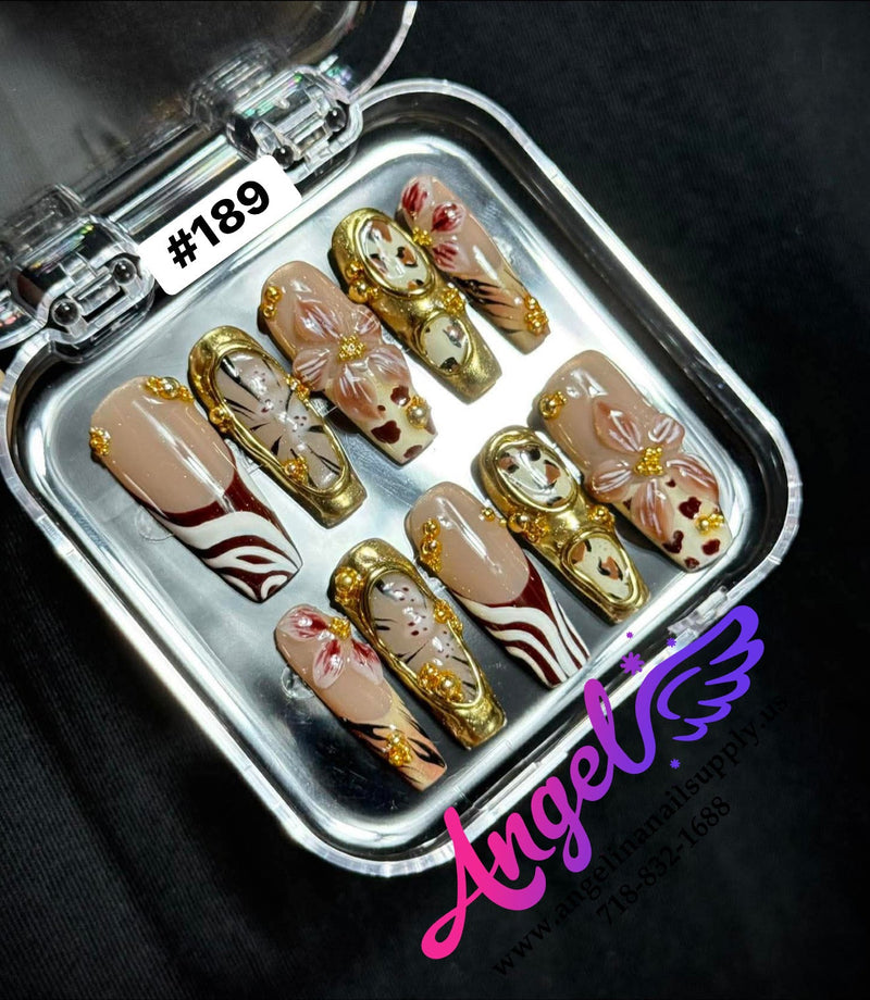 Angelina Handmade Custom Press-On | 180-209 - Angelina Nail Supply NYC