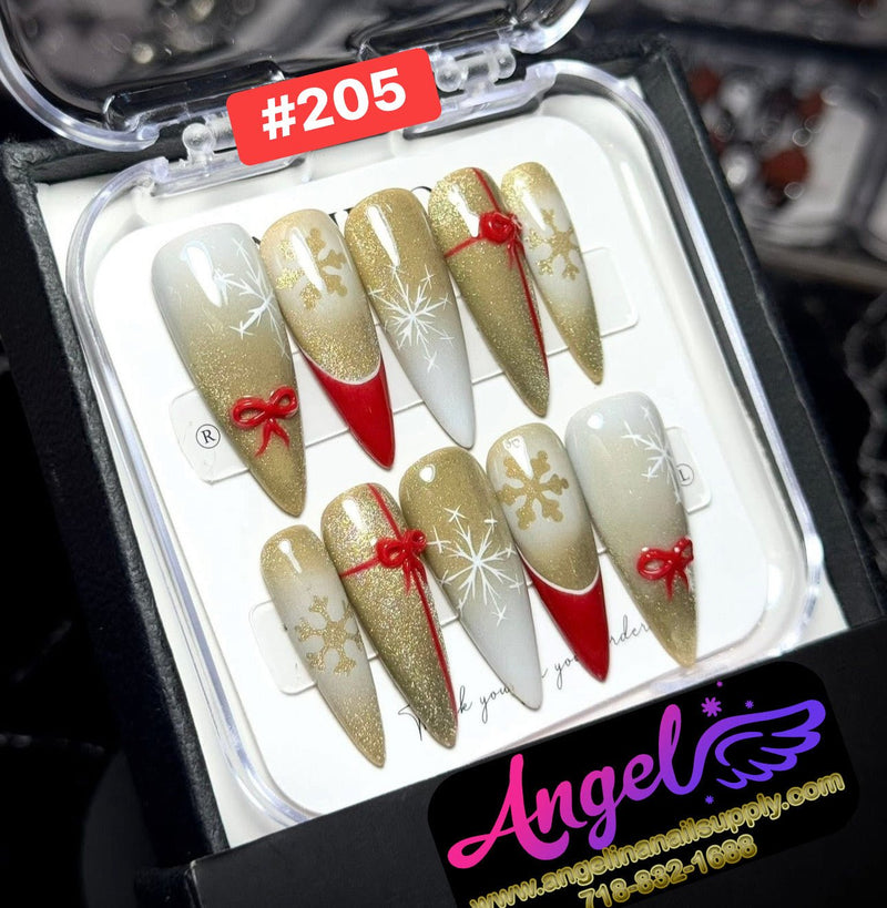 Angelina Handmade Custom Press-On | 180-209 - Angelina Nail Supply NYC